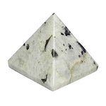 Ielādēt attēlu galerijas skatītājā, Piramīda Mēnessakmens / Varavīksnes Mēnessakmens / Rainbow Moonstone Pyramid 30-40mm