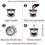 Ielādēt attēlu galerijas skatītājā, Komplekts Aroma Difuzors Flower of Life un 12 Aromātiskās Briketes Aura Cleansing - Baltā Salvija / Palo Santo / Pūķa Asinis