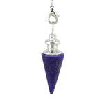 Ielādēt attēlu galerijas skatītājā, Svārsts Lazurīts / Lapis Lazuli Conical Pendant Healing Crystal