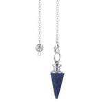 Ielādēt attēlu galerijas skatītājā, Svārsts Lazurīts / Lapis Lazuli Conical Pendant Healing Crystal