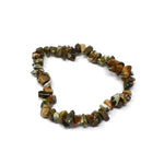 Ielādēt attēlu galerijas skatītājā, Rokassprādze Riolīts vai Lietusmežu Jašma / Rhyolite Chips