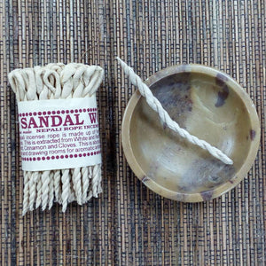 Smaržkociņi Augu Vīraki - Aukliņas Pure Herbs Incense Ropes Sandāls / Sandalwood & Spice