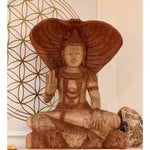 Ielādēt attēlu galerijas skatītājā, Statuja / Dēva / Murti / Šiva / Shiva with Cobra 50cm