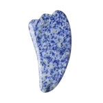 Load image into Gallery viewer, Massage scraper Gua Sha - Fluorite, Separated, Rock Crystal, Obsidian 105x50mm