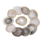 Ielādēt attēlu galerijas skatītājā, Akmens Ahāts / Ahāta Šķēles / Agate Slice Natural 6-10cm