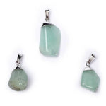 Load image into Gallery viewer, Aquamarine gemstone pendant pin drilled cap 1cm - 2.5cm