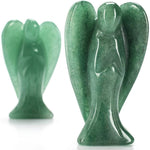 Ielādēt attēlu galerijas skatītājā, Akmens Aventurīns / Zaļais Aventurīns / Green Aventurine Angel 3.8cm