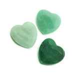 Ielādēt attēlu galerijas skatītājā, Akmens Aventurīns / Zaļais Aventurīns Brazīlija / Green Aventurine Heart A 30-35mm
