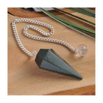 Ielādēt attēlu galerijas skatītājā, Svārsts Heliotrops / Asinsakmens Brazīlija / Heliotrope / Bloodstone Conical Pendulum