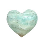Ielādēt attēlu galerijas skatītājā, Akmens Kalcīts / Zilais Karību Kalcīts / Caribbean Blue Calcite Heart 70-80mm