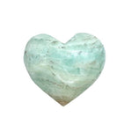 Ielādēt attēlu galerijas skatītājā, Akmens Kalcīts / Zilais Karību Kalcīts / Caribbean Blue Calcite Heart 70-80mm
