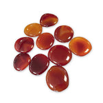 Ielādēt attēlu galerijas skatītājā, Akmens Karneols Brazīlija / Carnelian Chakra Stone 35-50mm