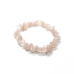 Load image into Gallery viewer, Stone Bracelet Rose Quartz Chips