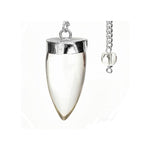 Ielādēt attēlu galerijas skatītājā, Svārsts Kalnu Kristāls / Clear Quartz Acorn 40-45mm