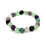 Load image into Gallery viewer, Stone Bracelet Fluorite 8-10mm