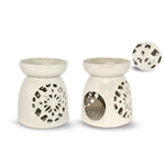 Load image into Gallery viewer, Aroma Lamp White Ceramic 17cm