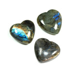 Ielādēt attēlu galerijas skatītājā, Akmens Labradorīts Madagaskara / Labradorite Heart 30-35mm
