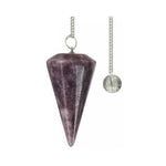 Ielādēt attēlu galerijas skatītājā, Svārsts Lepidolīts / Lepidolite Conical Pendulum