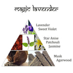 Ielādēt attēlu galerijas skatītājā, Aromātiskās Briķetes Aromafume Magic Lavender / Lavanda 40g