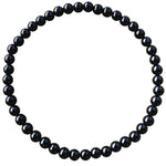 Ielādēt attēlu galerijas skatītājā, Rokassprādze Onikss / Melnais Onikss Brazīlija / Black Onyx A 6mm