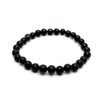 Ielādēt attēlu galerijas skatītājā, Rokassprādze Onikss / Melnais Onikss Brazīlija / Black Onyx A 6mm
