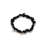 Ielādēt attēlu galerijas skatītājā, Rokassprādze Onikss / Melnais Onikss Brazīlija / Black Onyx Chips A
