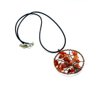 Ielādēt attēlu galerijas skatītājā, Kulons Tree Ametists, Rozā Kvarcs vai Karneols