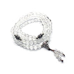Load image into Gallery viewer, Stone Mala 108 beads Clear Quartz