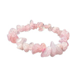 Load image into Gallery viewer, Stone Bracelet Rose Quartz Chips