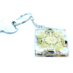Load image into Gallery viewer, Orgonite Power Keyring Tourmaline