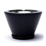 Load image into Gallery viewer, Incense burner Maroque black with sieve 7x13cm