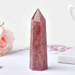 Ielādēt attēlu galerijas skatītājā, Akmeņs Zemeņu Kvarcs / Strawberry Quartz 6-12cm