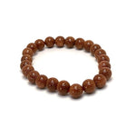 Ielādēt attēlu galerijas skatītājā, Rokassprādze Sarkanais Zeltakmens / Red Goldstone 8mm