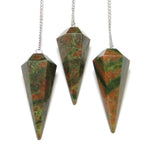 Ielādēt attēlu galerijas skatītājā, Svārsts Unakīts Dienvidāfrika / Unakite Conical Pendulum