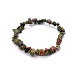 Load image into Gallery viewer, Rokassprādze Unakīts / Unakite Chips