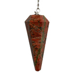 Ielādēt attēlu galerijas skatītājā, Svārsts Unakīts Dienvidāfrika / Unakite Conical Pendulum