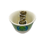 Load image into Gallery viewer, Keramiskais Turētājs "Tree of Life" 12.7x16cm - Palo Santo & Sage