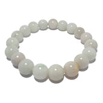 Ielādēt attēlu galerijas skatītājā, Rokassprādze Nefrīts Ķīna / Baltais Nefrīts / White Jade A 8mm