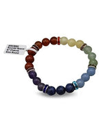 Load image into Gallery viewer, Bracelet 7 Chakra elastic 8mm