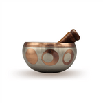 Load image into Gallery viewer, Singing Bowl Silver Copper Ø13cm
