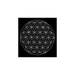 Load image into Gallery viewer, Velvet Tablecloth "Flower of Life" 30x30cm