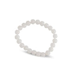 Ielādēt attēlu galerijas skatītājā, Rokassprādze Nefrīts Ķīna / Baltais Nefrīts / White Jade A 8mm