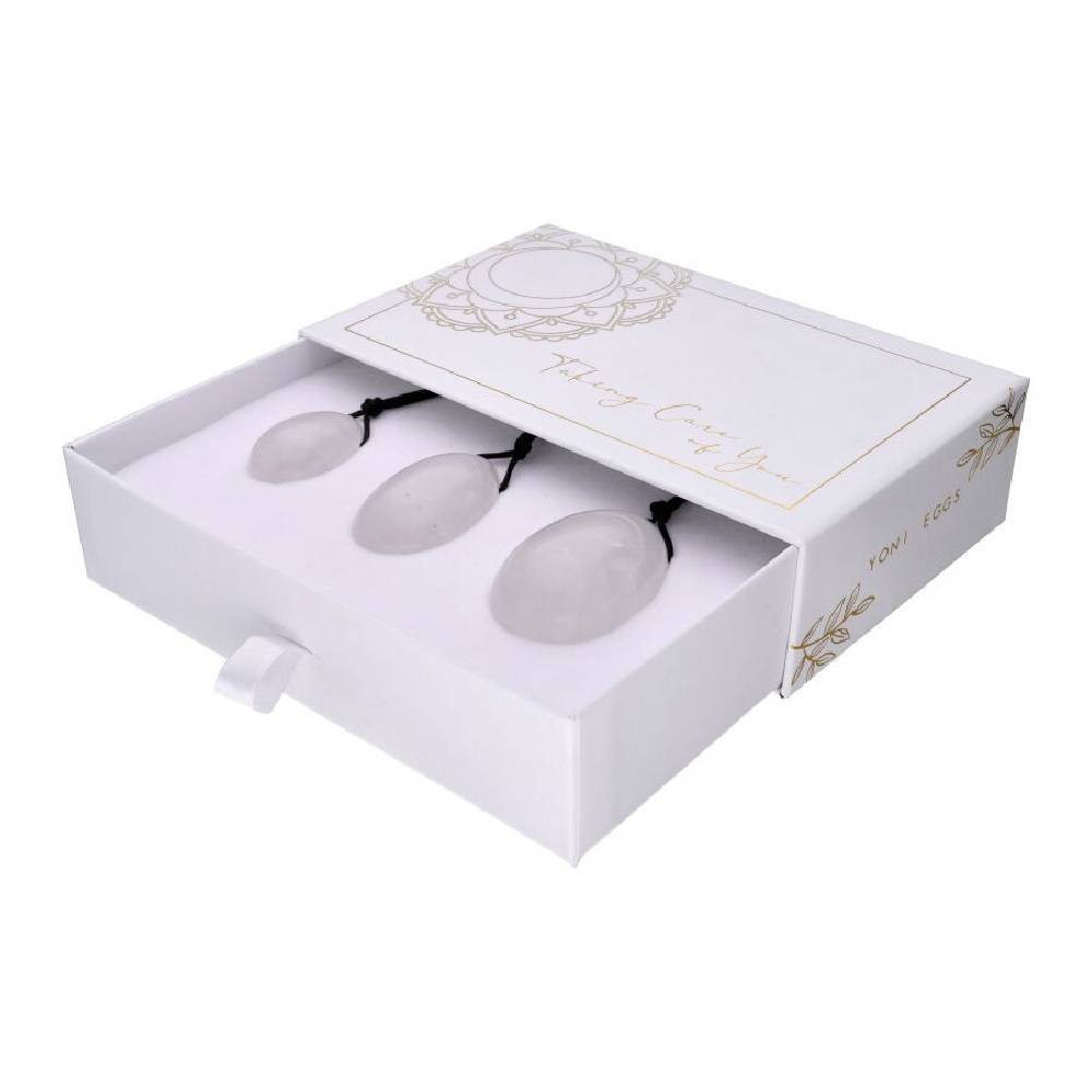 Akmens Kalnu Kristāls / Yoni Ola Kalnu Kristāls / Yoni Egg Clear Quartz with Hole 2x3cm / 2.5x4cm / 3x4.5cm