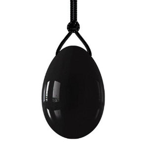 Akmens Obsidiāns / Yoni Ola Melnais Obsidiāns / Yoni Egg Black Obsidian with Hole 2x3cm / 2.5x4cm / 3x4.5cm