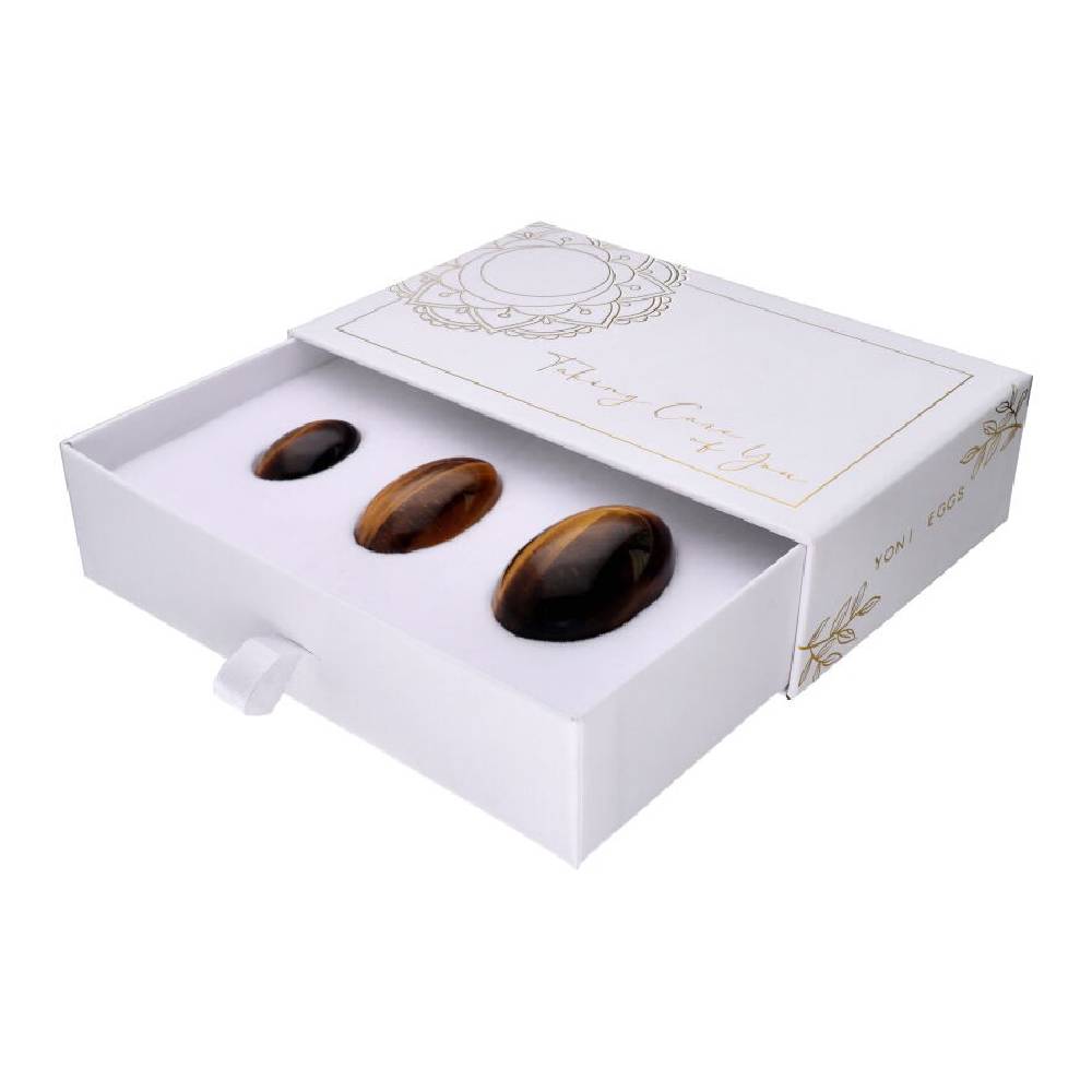 Akmens Tīģeracs / Yoni Ola Tīģeracs / Yoni Egg Tiger Eye 2x3cm / 2.5x4cm / 3x4.5cm