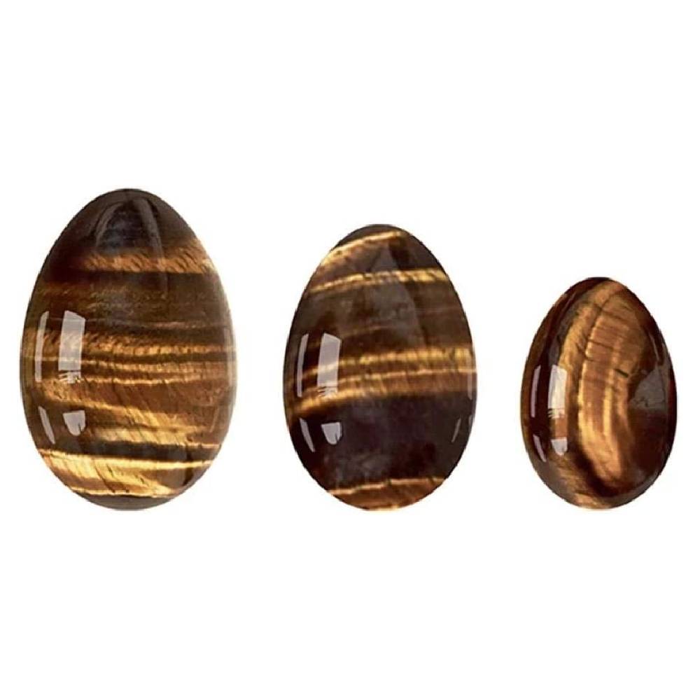 Akmens Tīģeracs / Yoni Ola Tīģeracs / Yoni Egg Tiger Eye 2x3cm / 2.5x4cm / 3x4.5cm