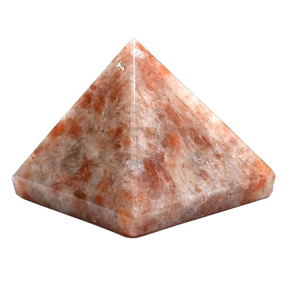 Piramīda Saulesakmens Indija / Sunstone 30-40mm