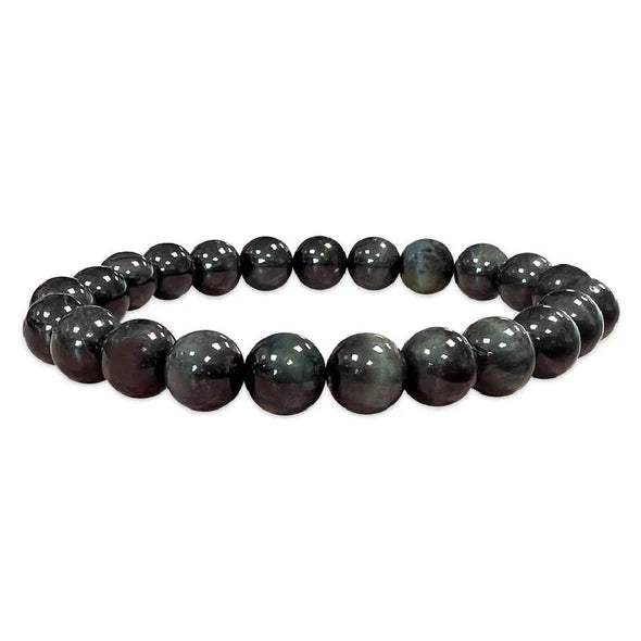 Rokassprādze Tīģeracs / Vanagacs vai Zilā Tīģeracs Dienvidāfrika / Blue Tiger Eye or Falcon Eye AA 10mm