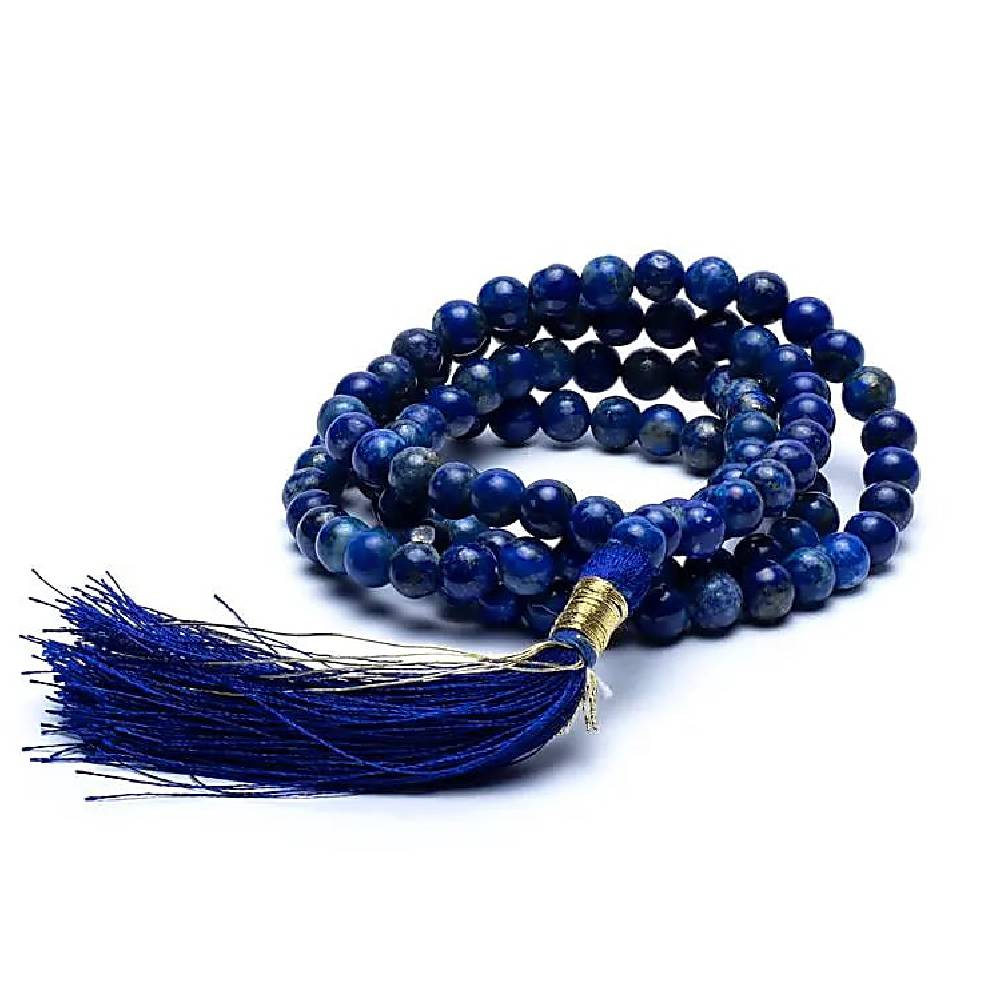 Mala Lapis Lazuli AA quality 108 beads 31cm