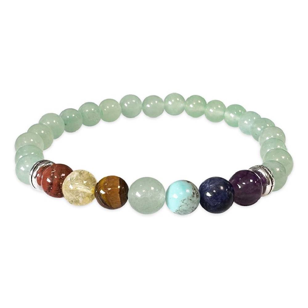 Rokassprādze Chakra Therapy / 7 Chakra & Aventurine / Aventurīns 6mm